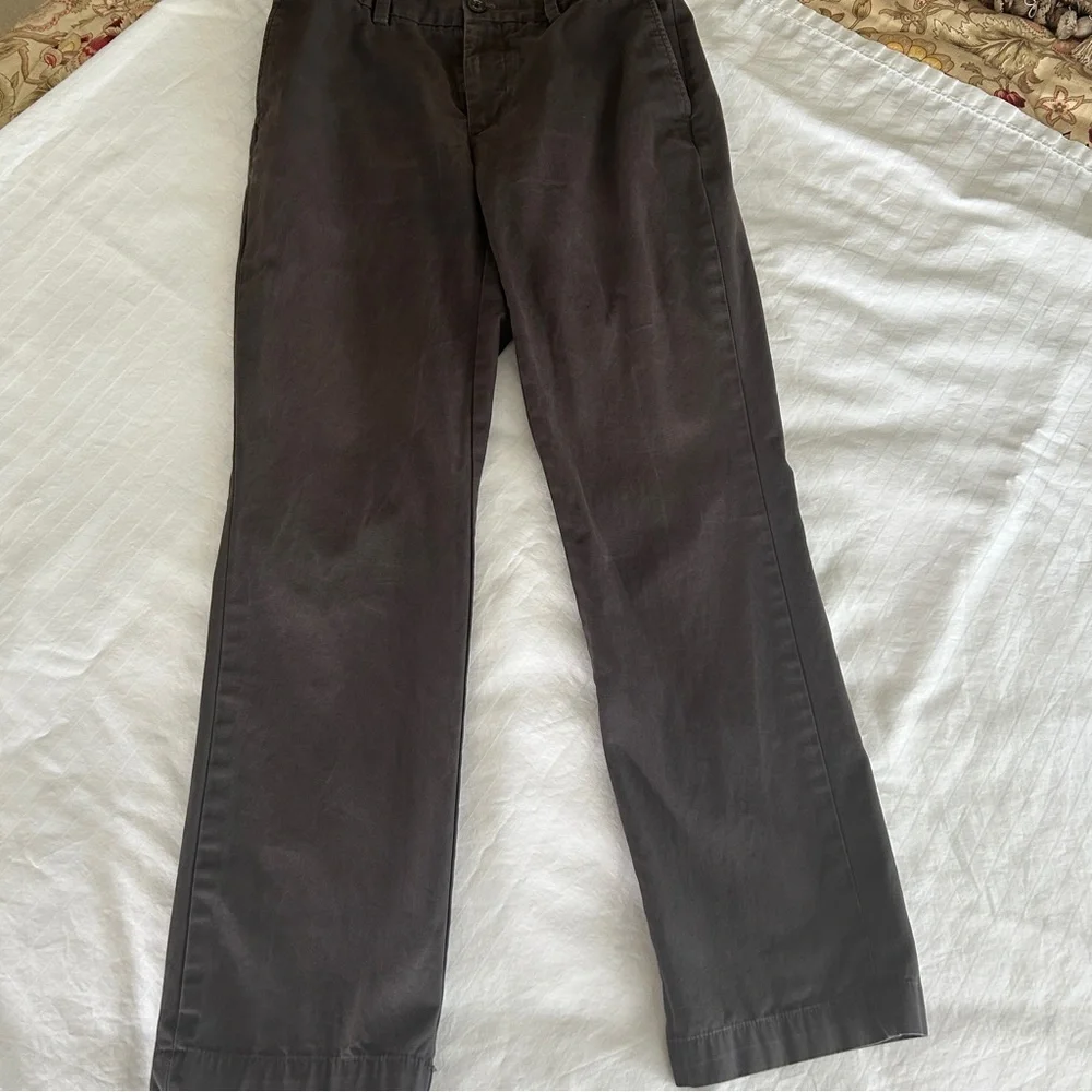 Banana Republic Men's Straight Fit Emerson Chino Sharp Grey Size 30x30